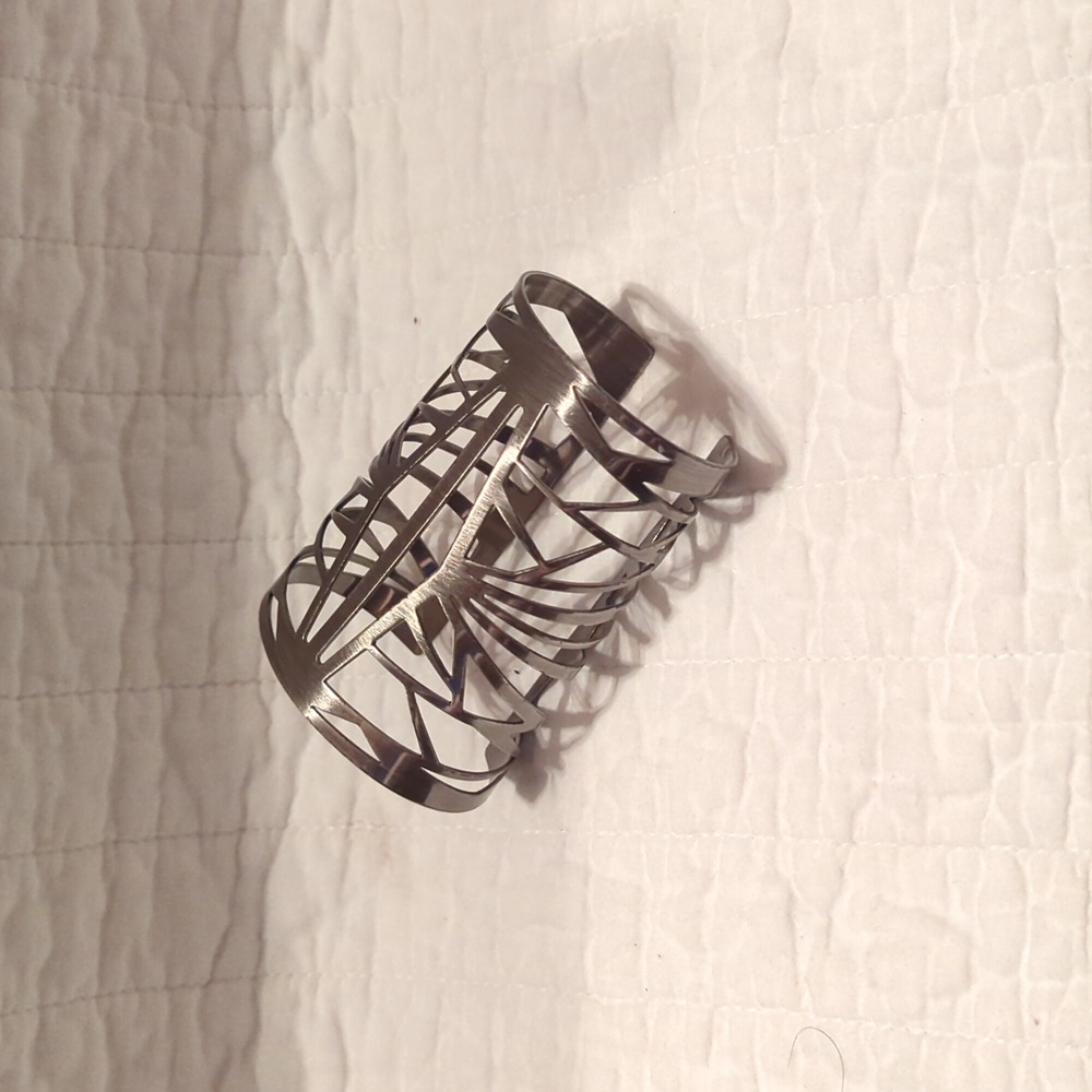 Metal cuff bracelet